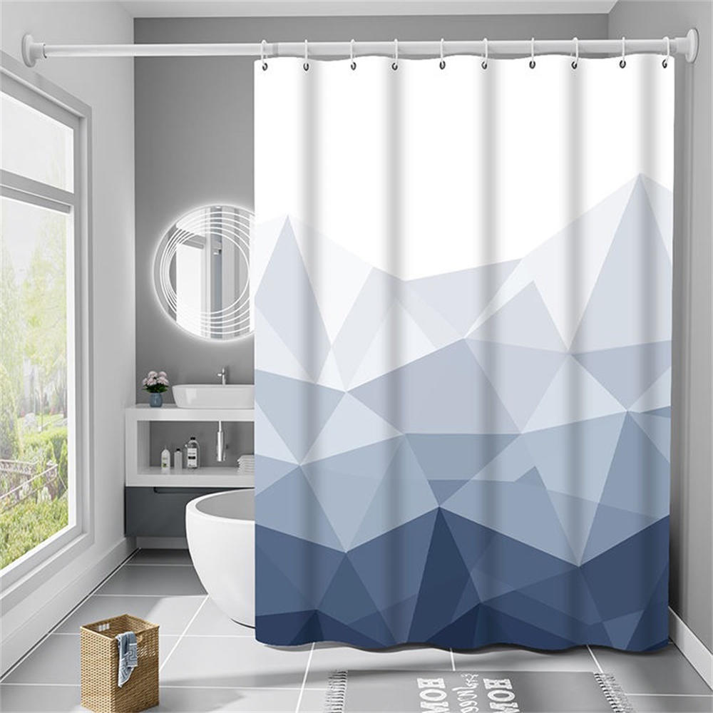 Breathable curtains waterproof shower curtain